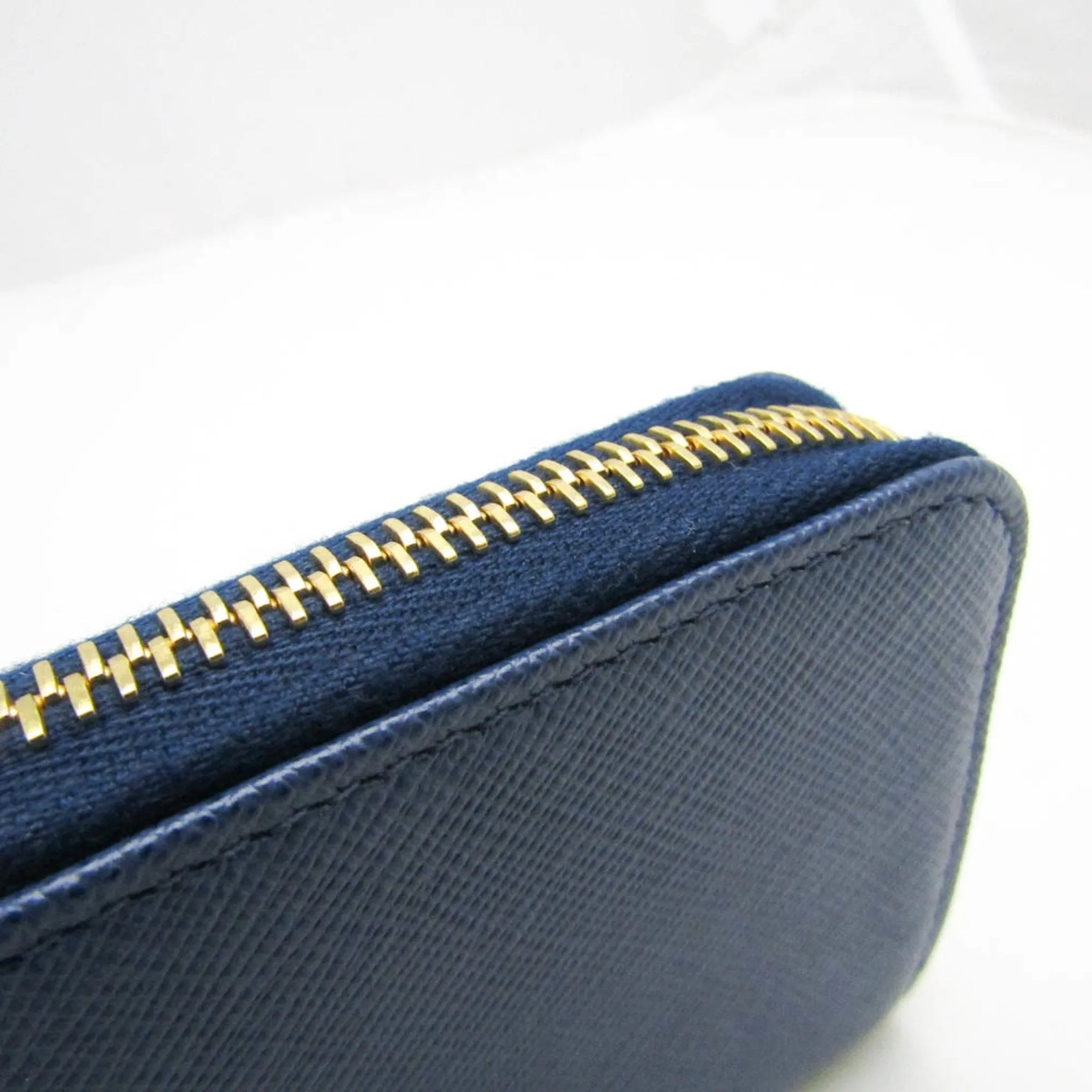 Prada Saffiano Blue Leather Accessories