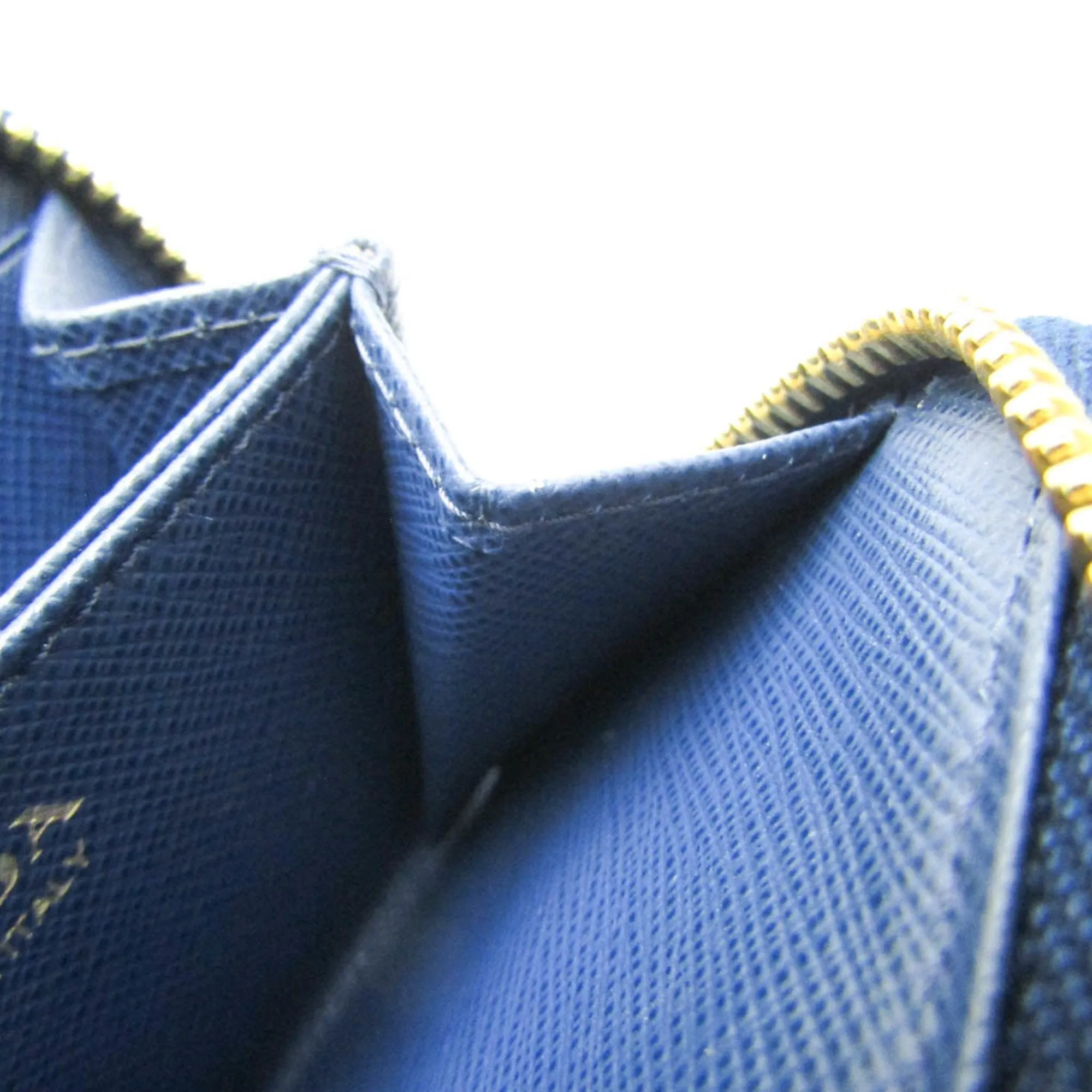 Prada Saffiano Blue Leather Accessories
