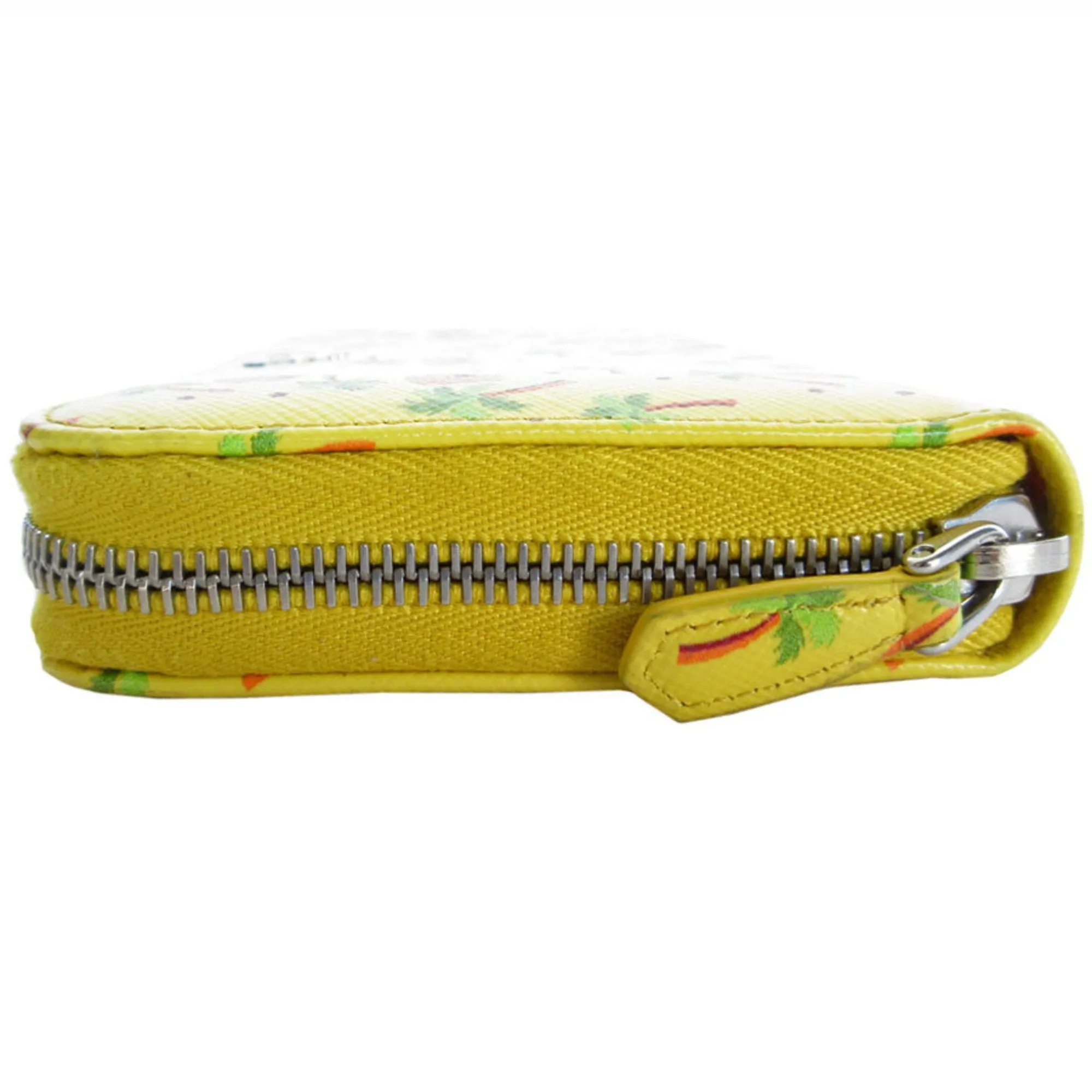 Prada Saffiano Yellow Leather Accessories
