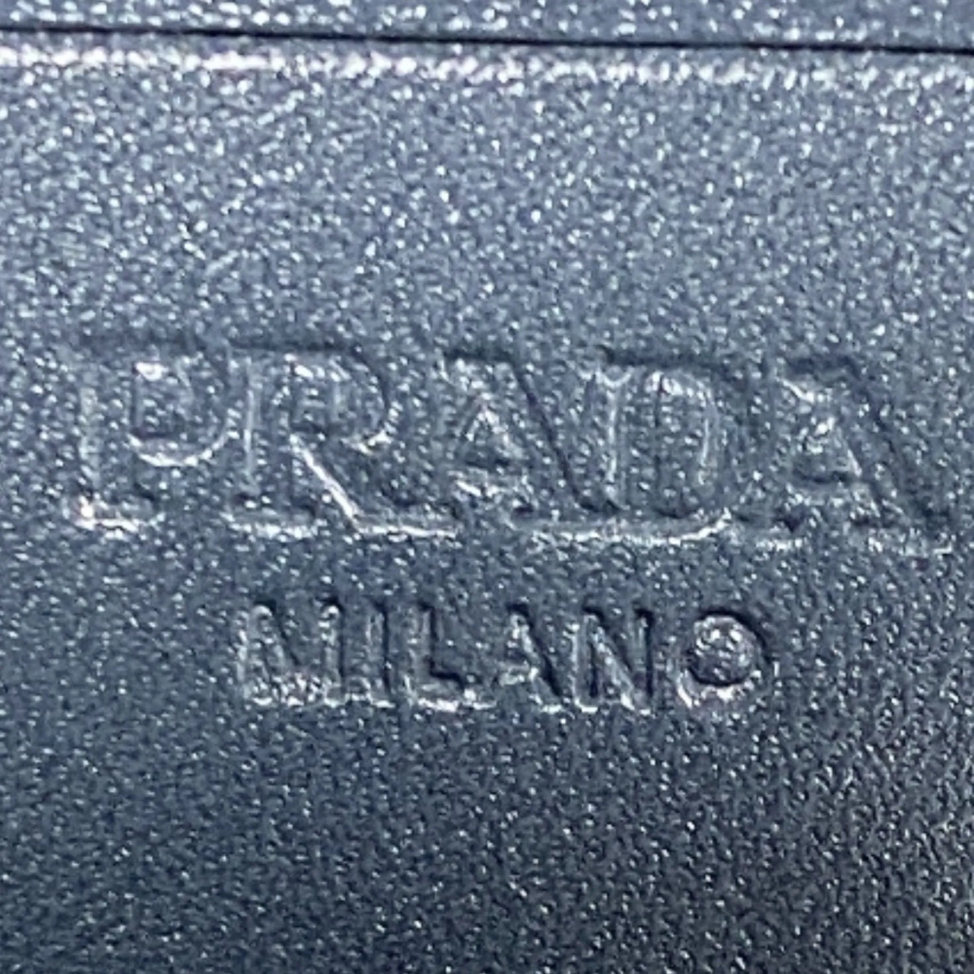 Prada Vitello Blue Leather Accessories