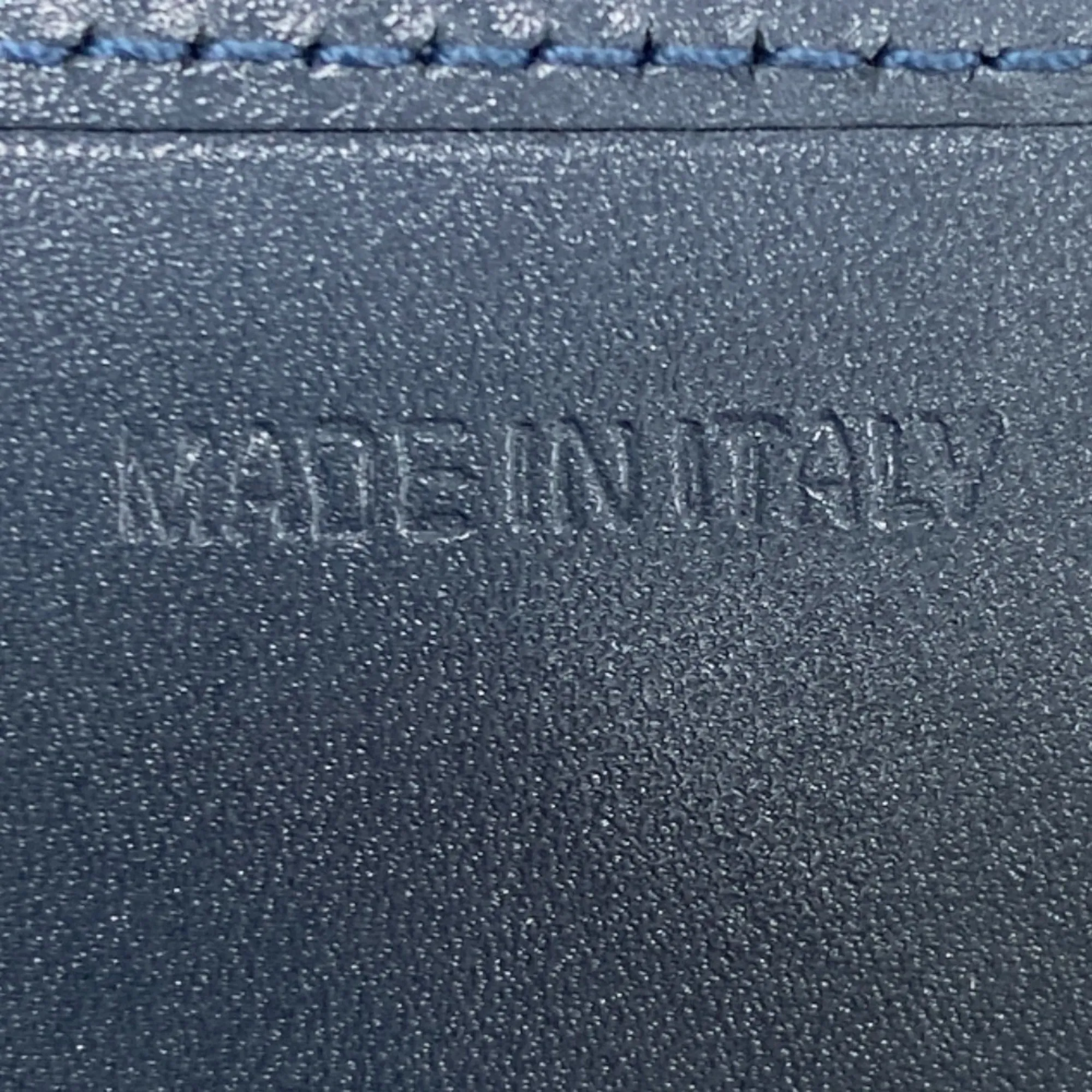 Prada Vitello Blue Leather Accessories