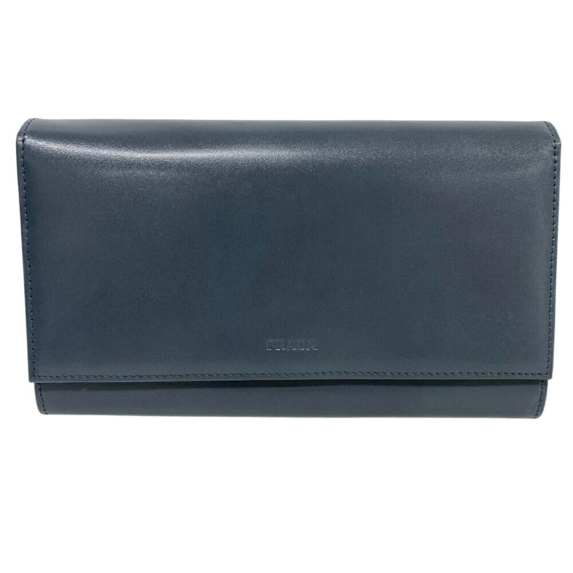 Prada Vitello Blue Leather Accessories
