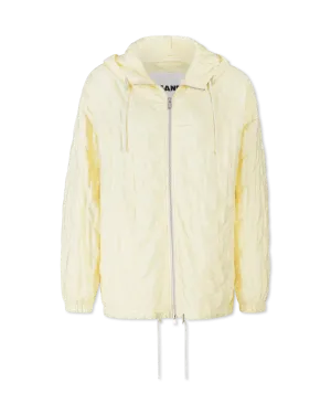 Quilted Silk And Nylon Jacket