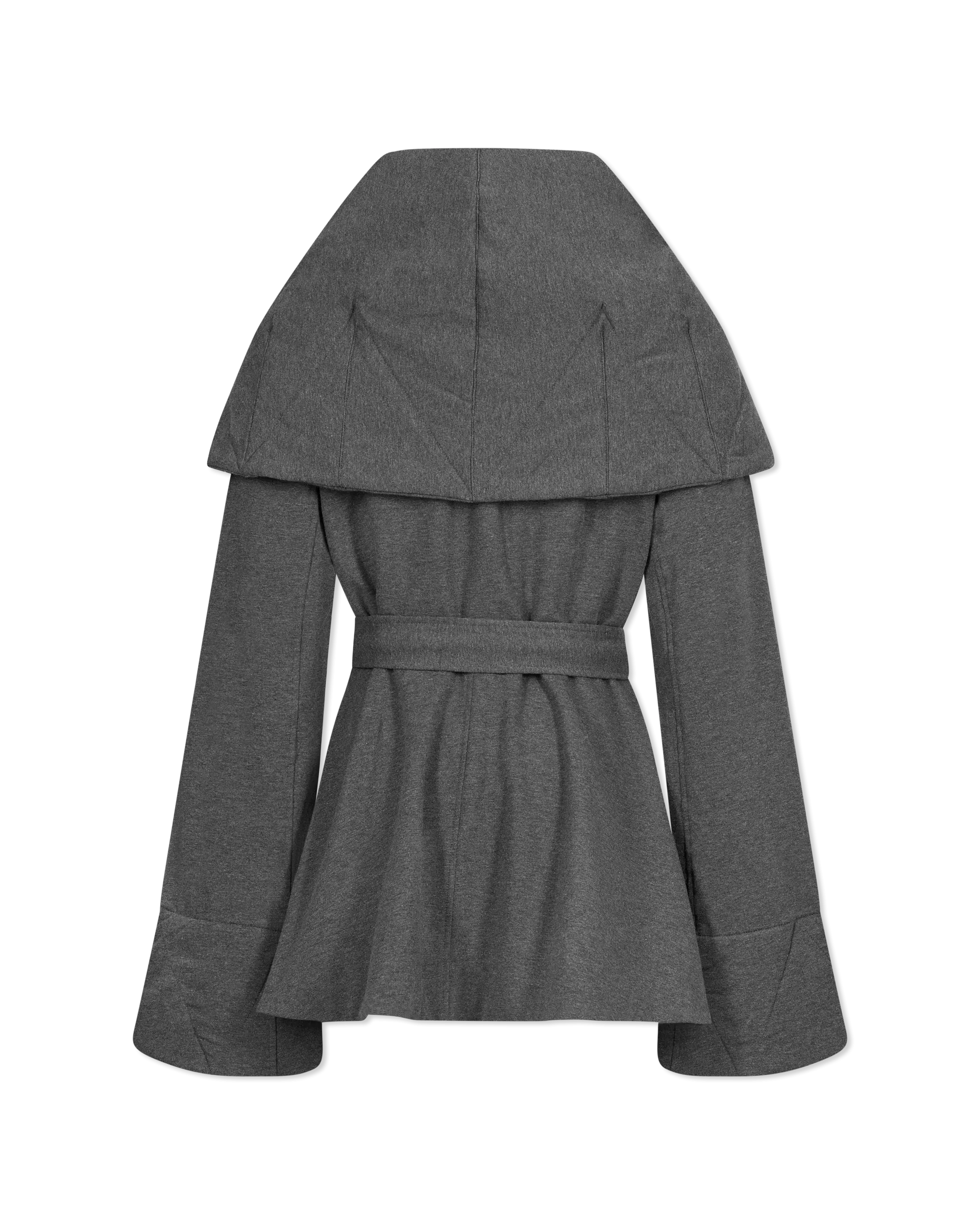 Shawl Collar Peplum Jacket