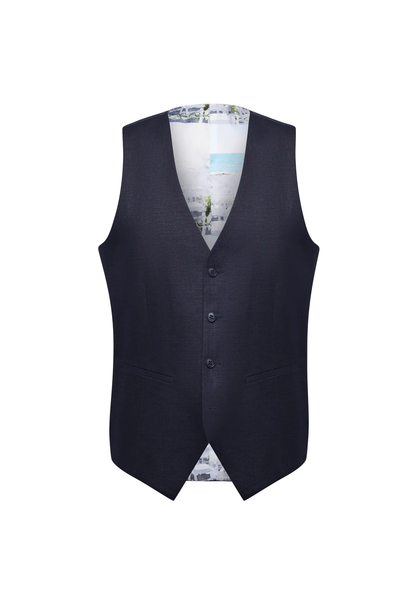SL7-Navy Waistcoat