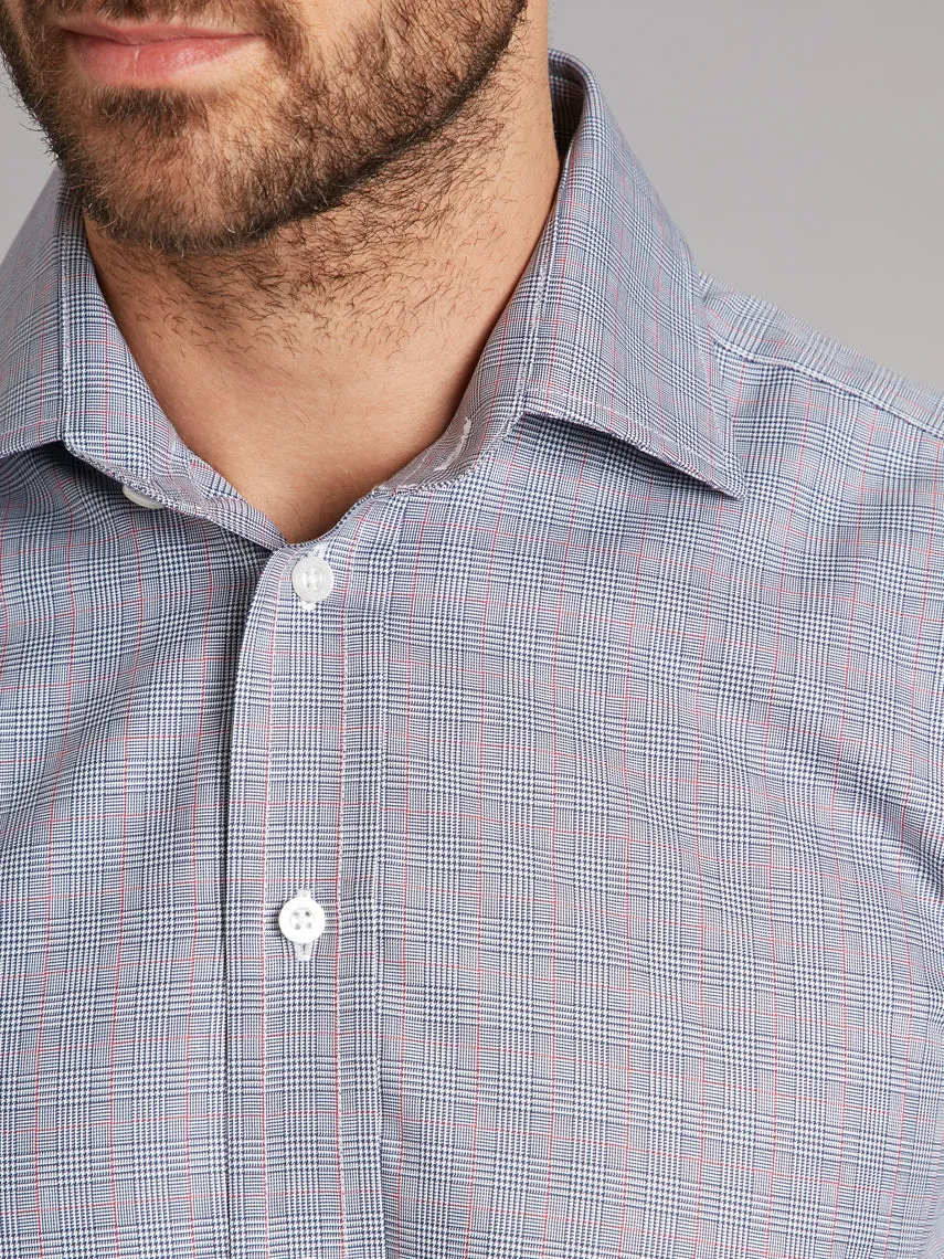 Slim Fit Shirt - Navy Check