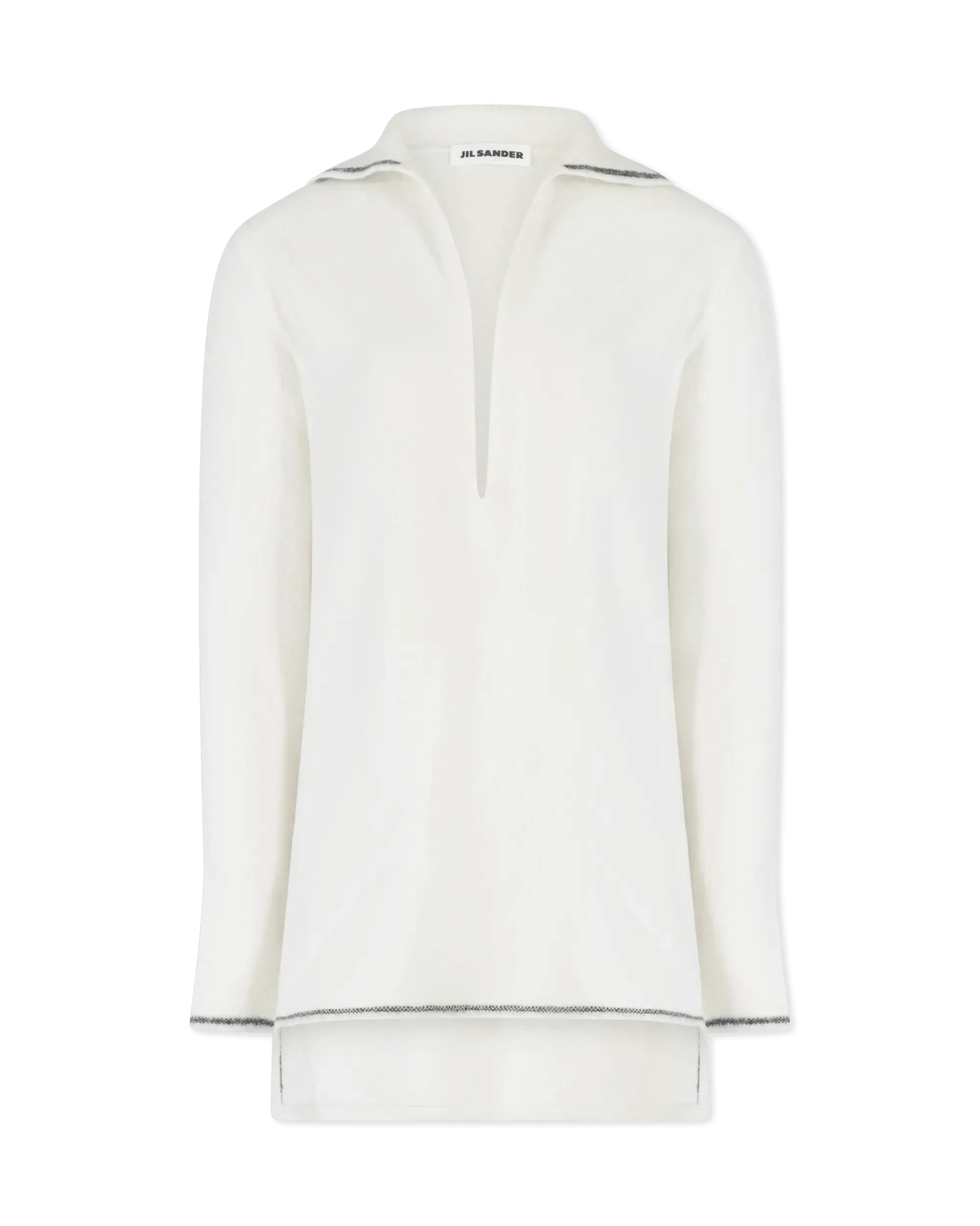 V-Neck Collar Long Sleeve Sweater