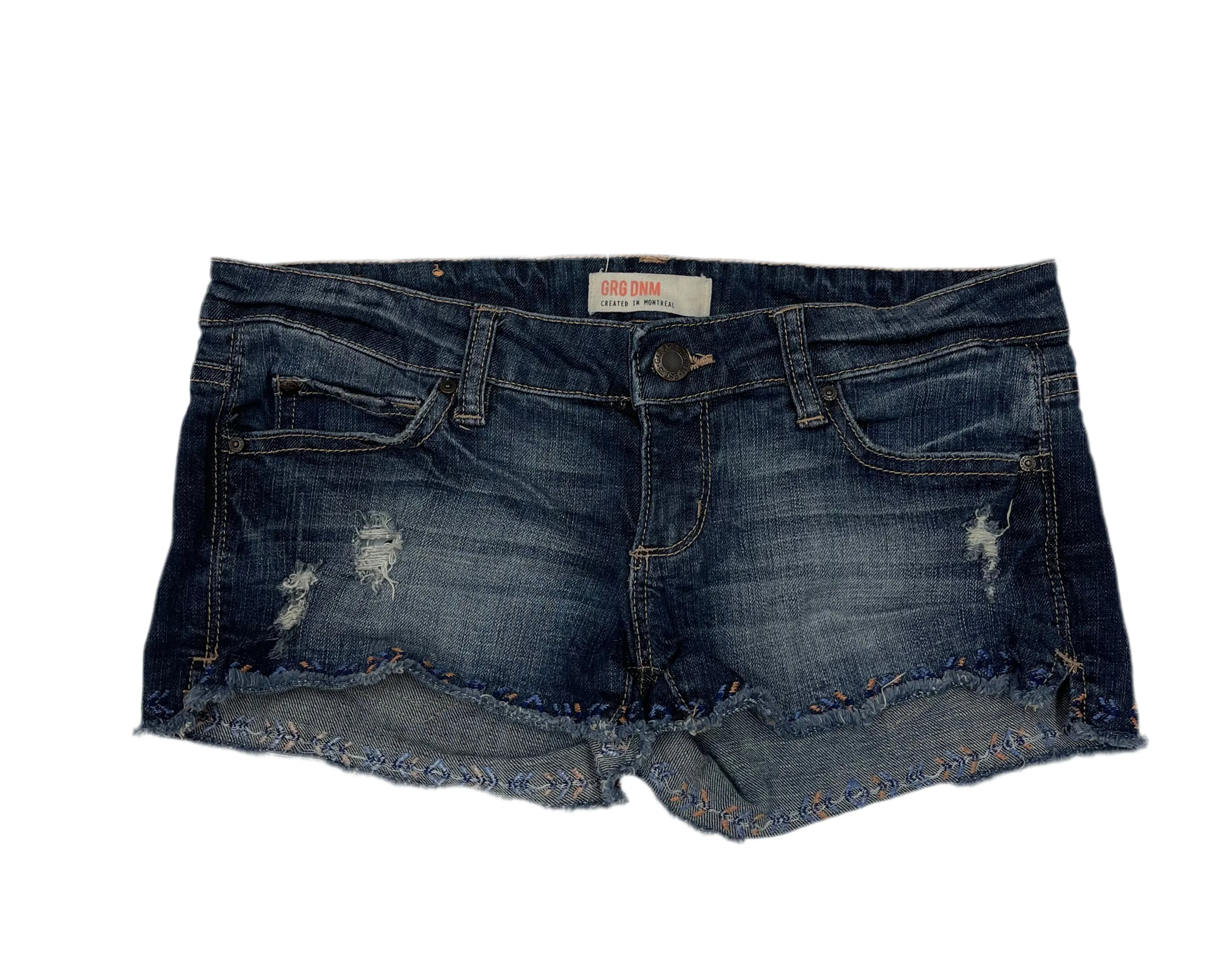 Women's Garage Denim Shorts. 3