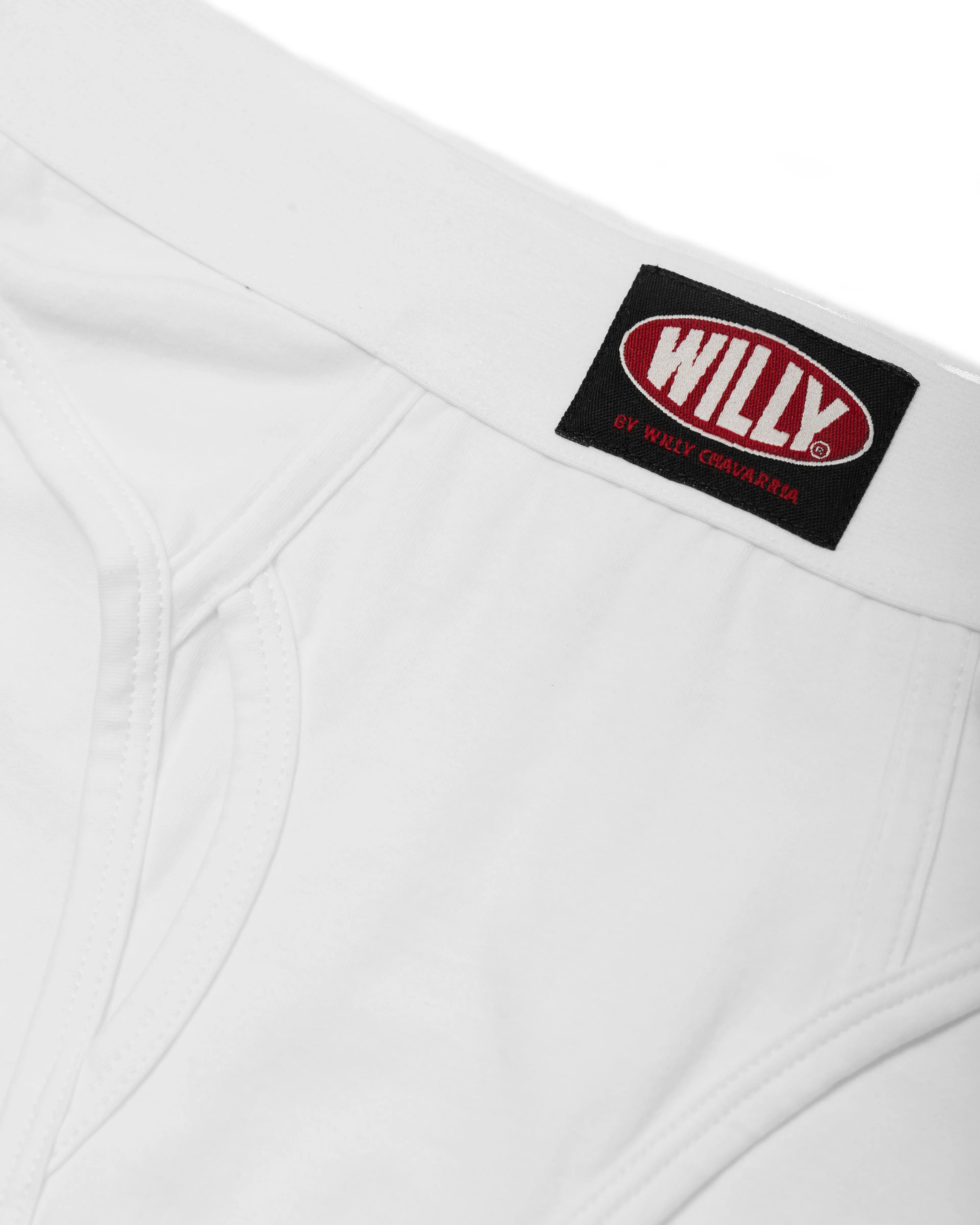 WOMEN'S HIGH WAISTED BRIEF - WHITE